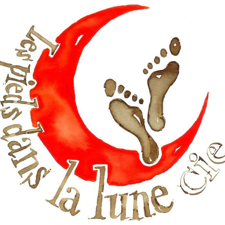 Logo Cie Les pieds dans la lune