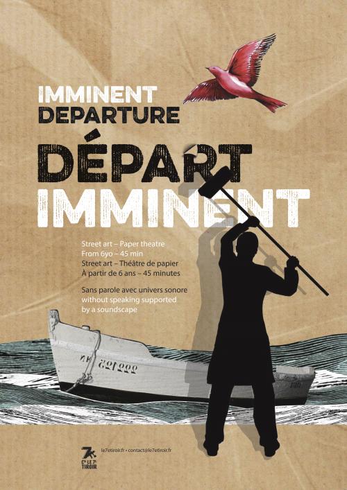 affiche Départ Imminent par la Cie le 7e tiroir